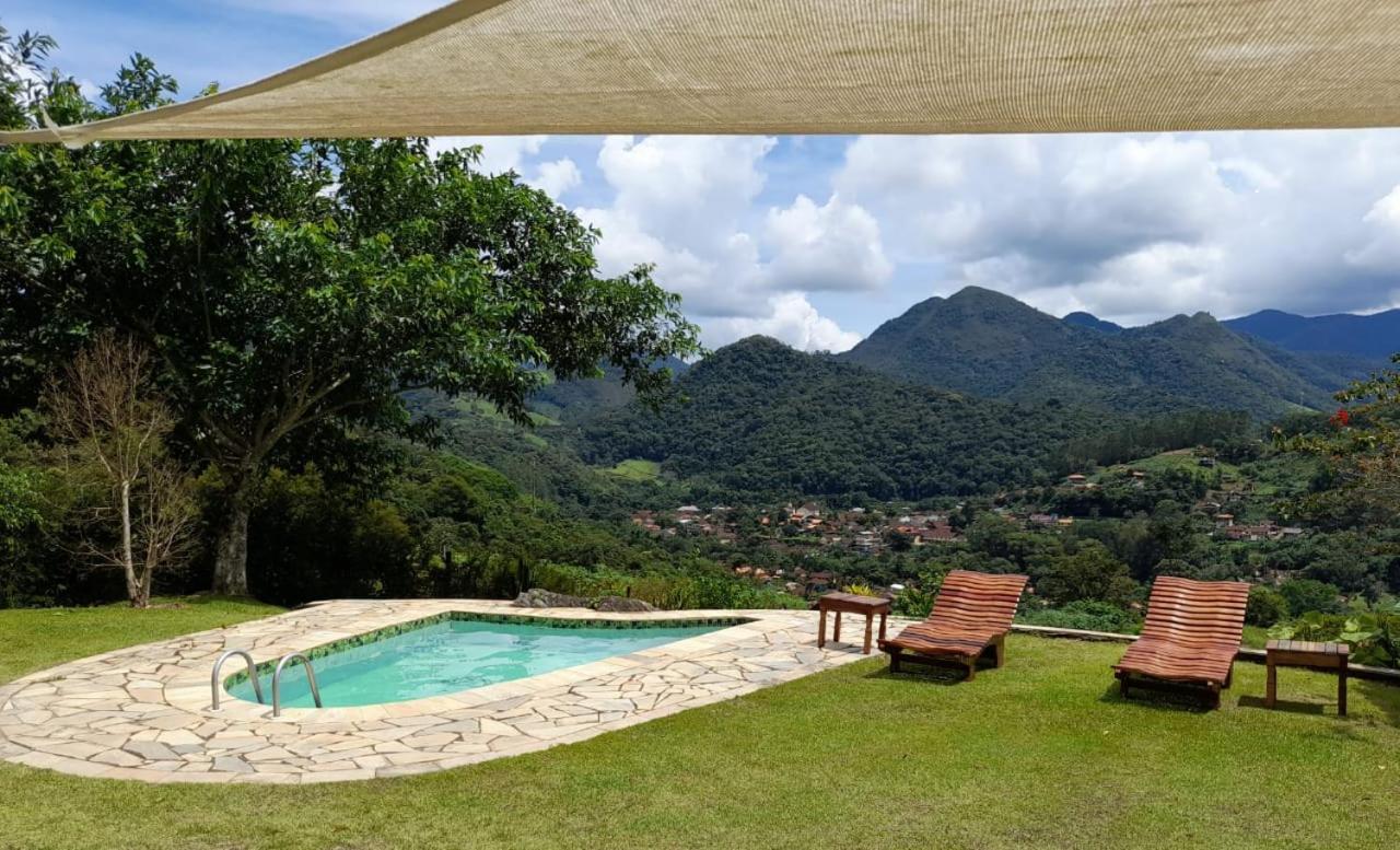 Casa Alpina Com Vista Panoramica De Lumiar Vila Nova Friburgo Exterior foto