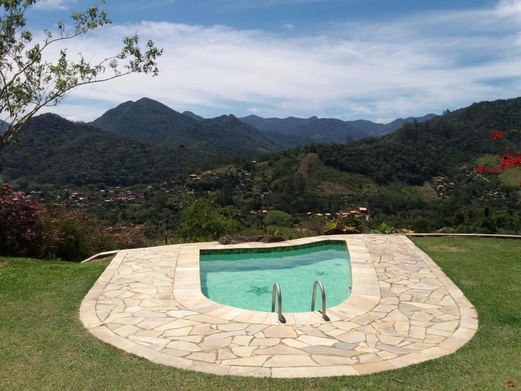 Casa Alpina Com Vista Panoramica De Lumiar Vila Nova Friburgo Exterior foto